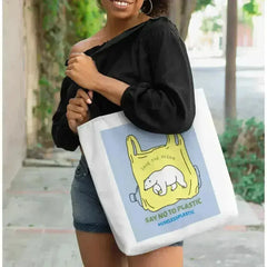 Save Earth Polar Bear Edition Shopper Tote Bag Medium - Femstylo