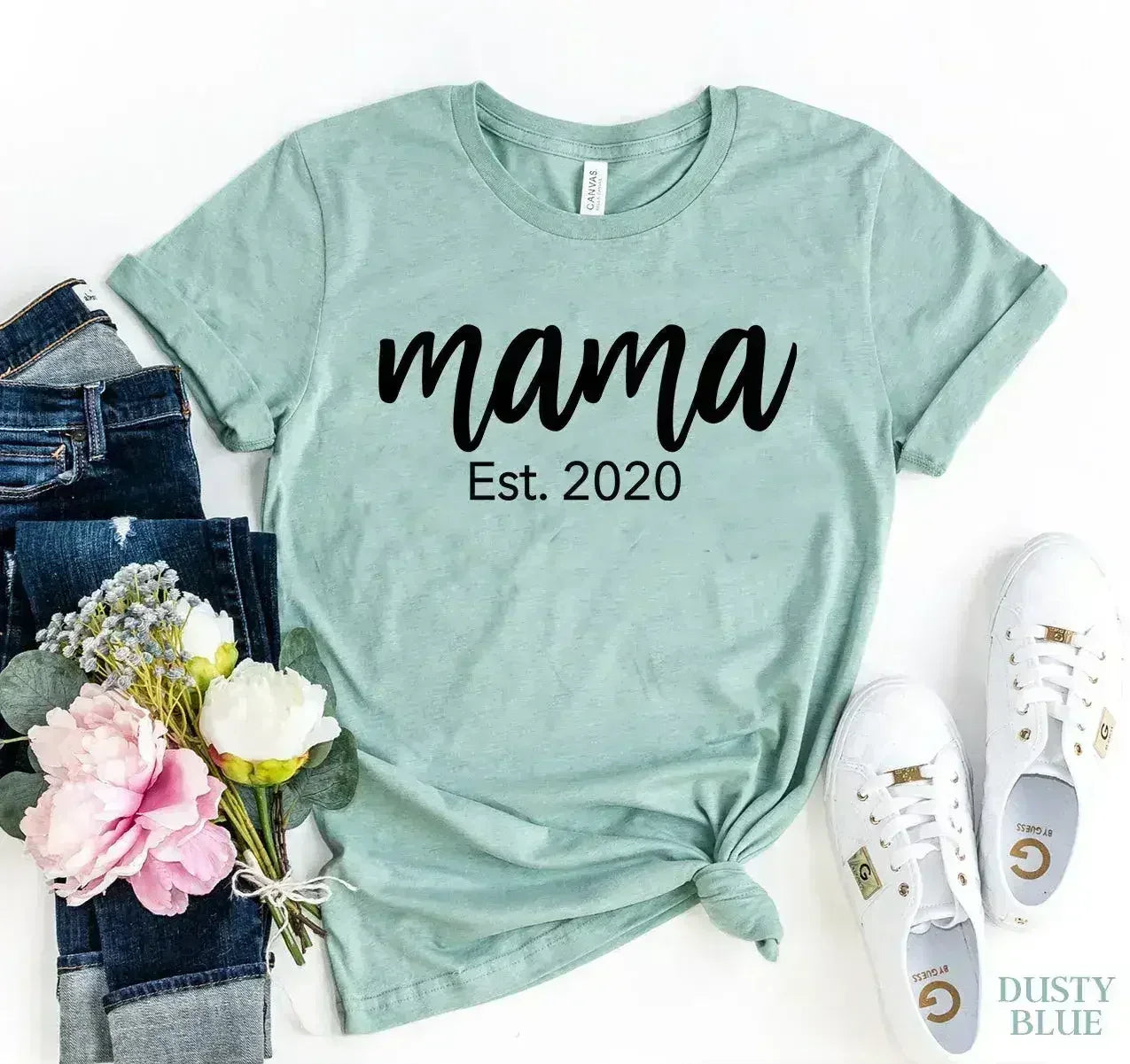 Mama est 2020 T-shirt - Femstylo