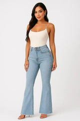 RetroCurve™ – Vintage Flare Bootcut Jeans - Femstylo