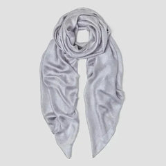 Linen Silk Scarf with Textured Finish - Femstylo