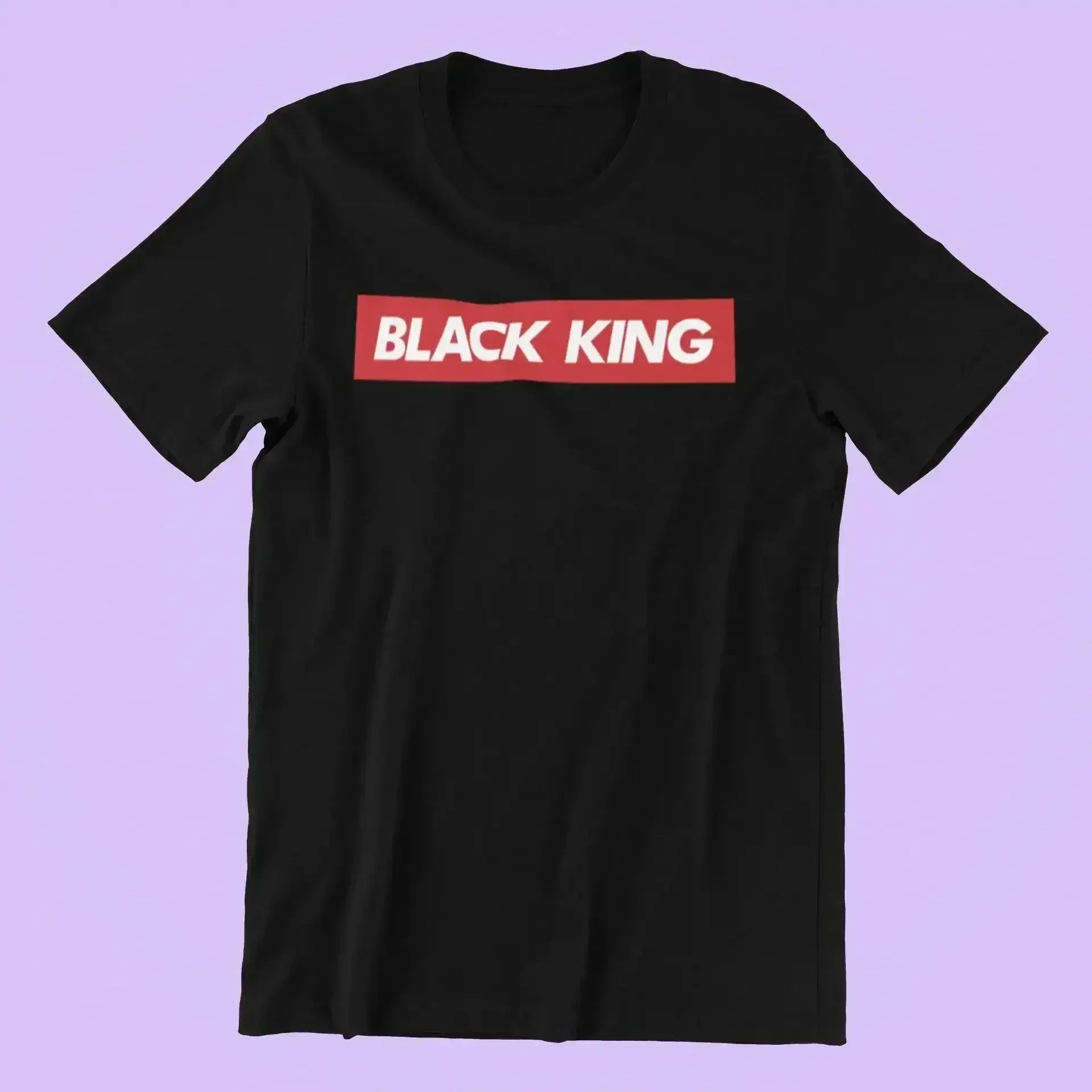 Black King T-Shirt | Premium Gildan Tee, 100% Cotton - Femstylo