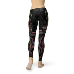 Womens Sugar Skull Leggings - Femstylo