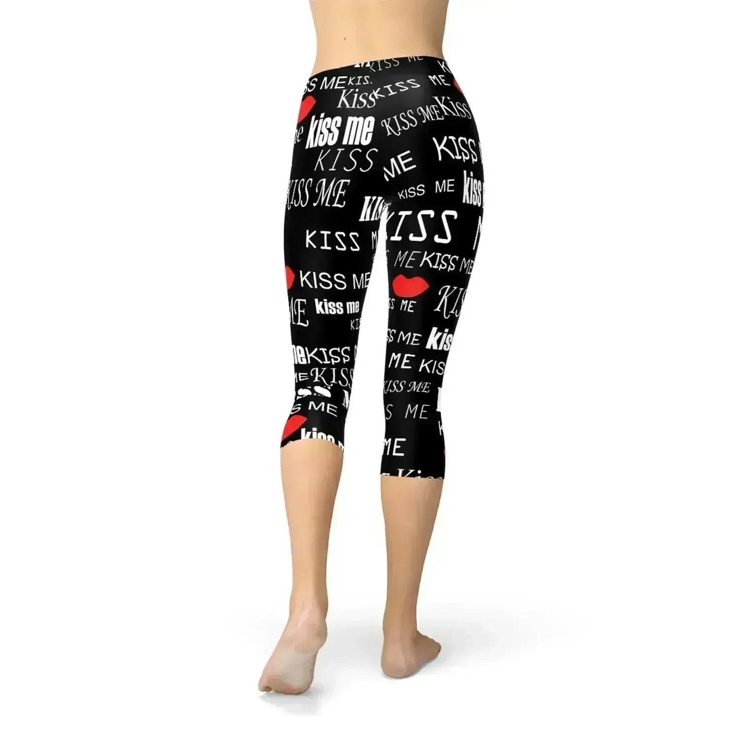 Kiss Me Black Capri Leggings - Femstylo