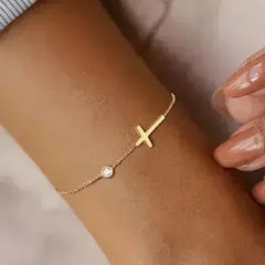 Faith based cross bracelet / anklet | Femstylo - Femstylo