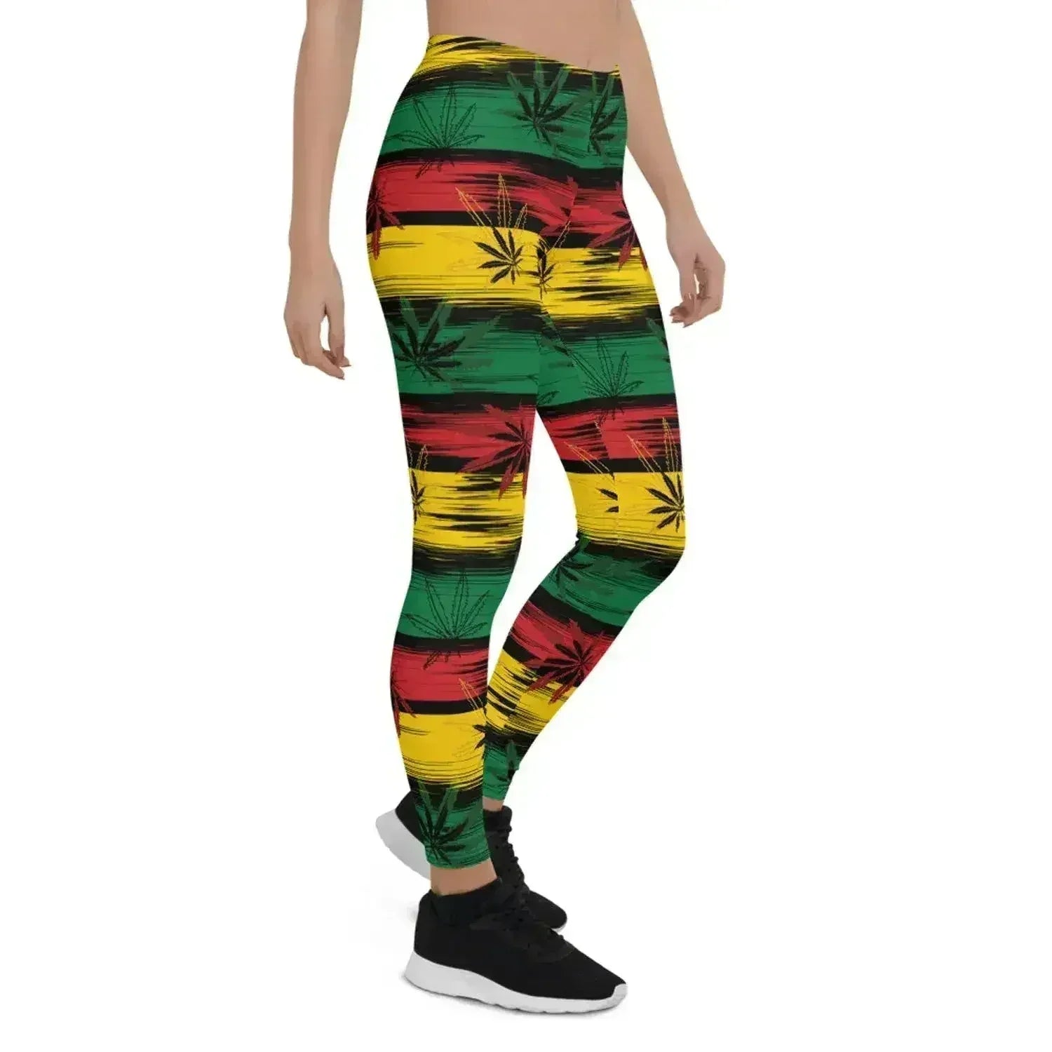 Womens Reggae and Cannabis Leggings - Femstylo