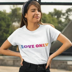 Love Only Colorful Short Sleeve Tee - Femstylo