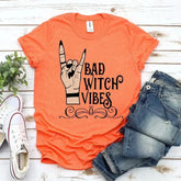 Bad Witch Vibes Halloween T-Shirt - Premium Quality Cotton - Femstylo