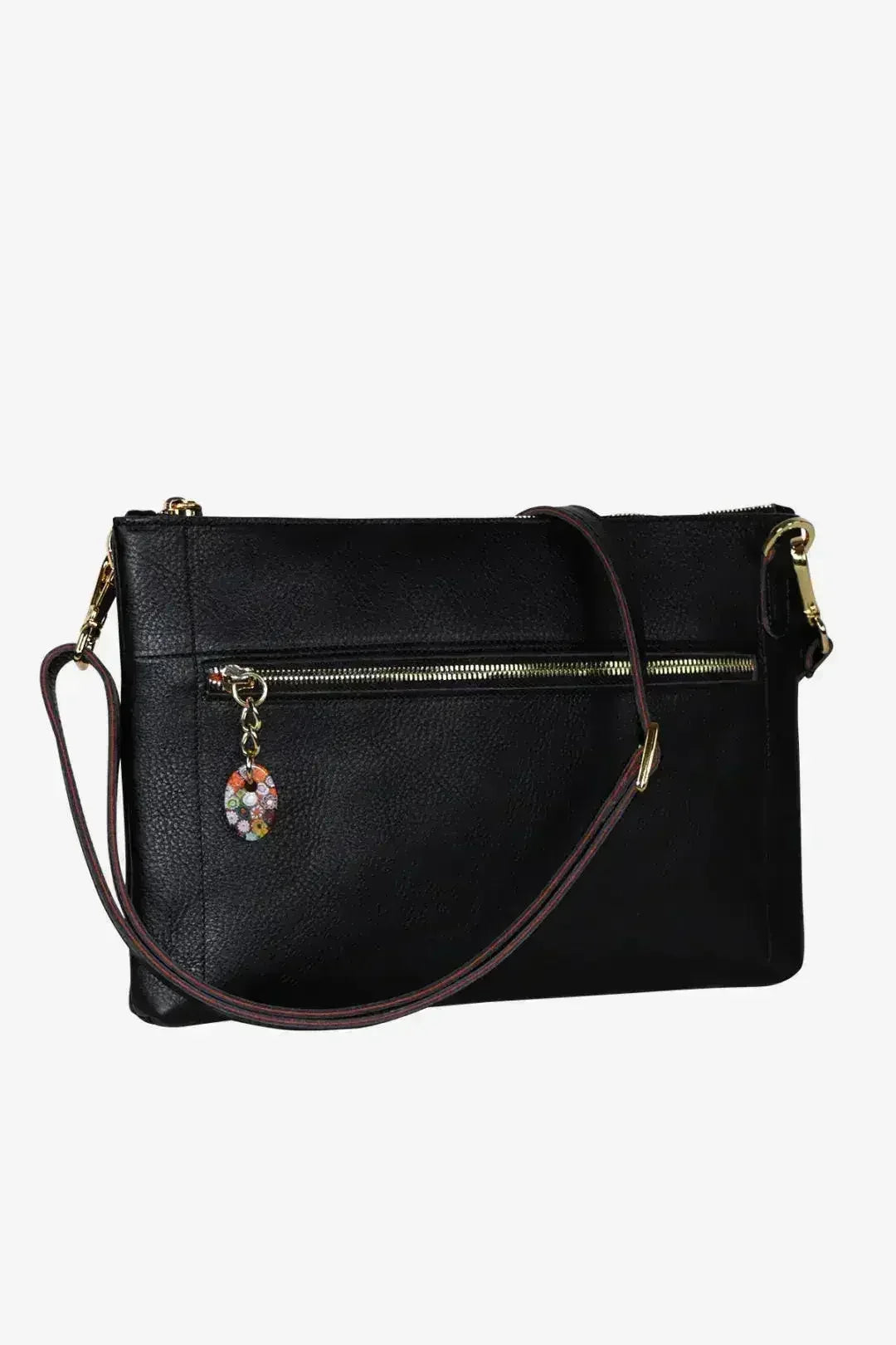 Leather Shiny Bag Black - Femstylo