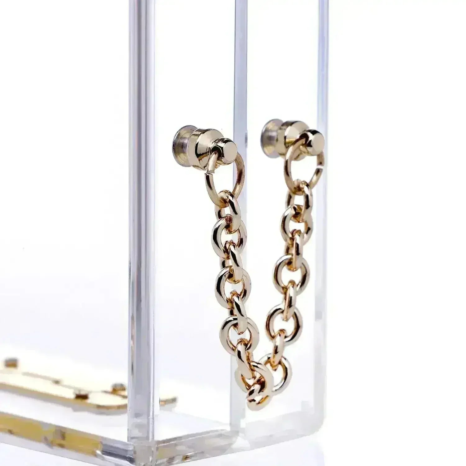 Transparent Acrylic Clear Clasp Clutch - Femstylo