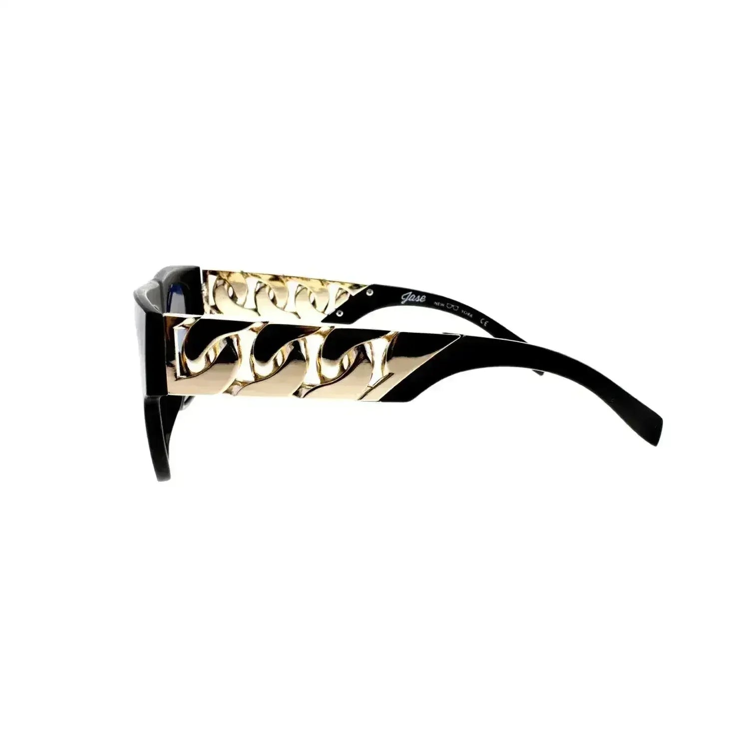 Jase New York Cache Sunglasses in Gloss Black - Femstylo
