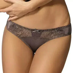 Semi Sheer Low Rise Bikini Panty Gorteks Pamela White - Femstylo
