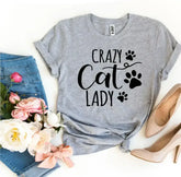 Crazy Cat Lady T-shirt - Femstylo