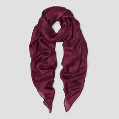 Linen Silk Scarf with Textured Finish - Femstylo