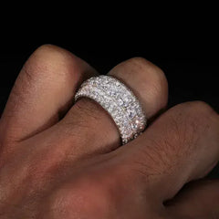LuxeJewels™ - S925 Sterling Silver Mosonite Ring - Femstylo