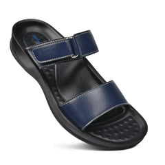Aerothotic Rustic Women's Velcro Strap Slide Sandals - Femstylo