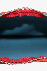 Leather Shiny Bag Red - Femstylo