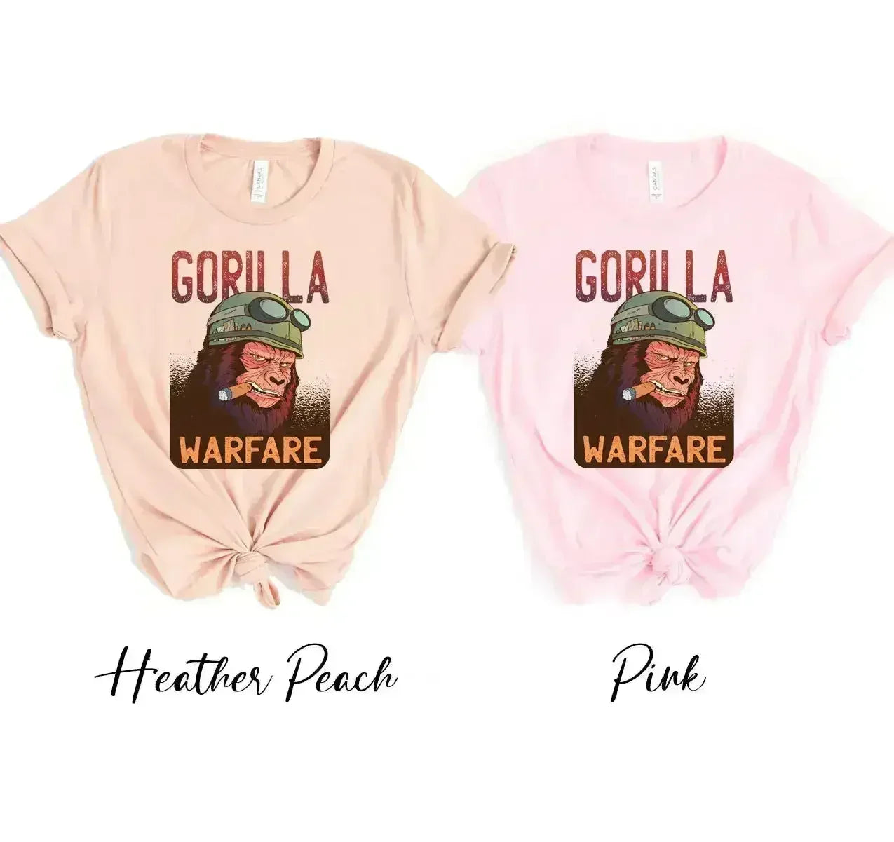 Gorilla Warfare T-shirt - Femstylo