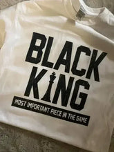 Black King Shirt | Premium Gildan Tee, 100% Cotton - Femstylo