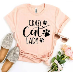 Crazy Cat Lady T-shirt - Femstylo