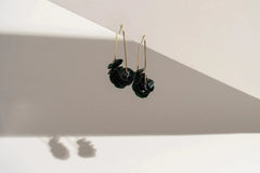 Leona Dark Green Drops - Femstylo