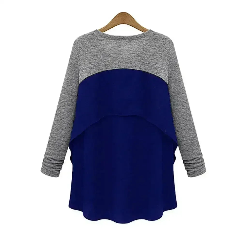 Women's Flowy Pleated Back Top - Chiffon & Cotton Blend | Femstylo - Femstylo