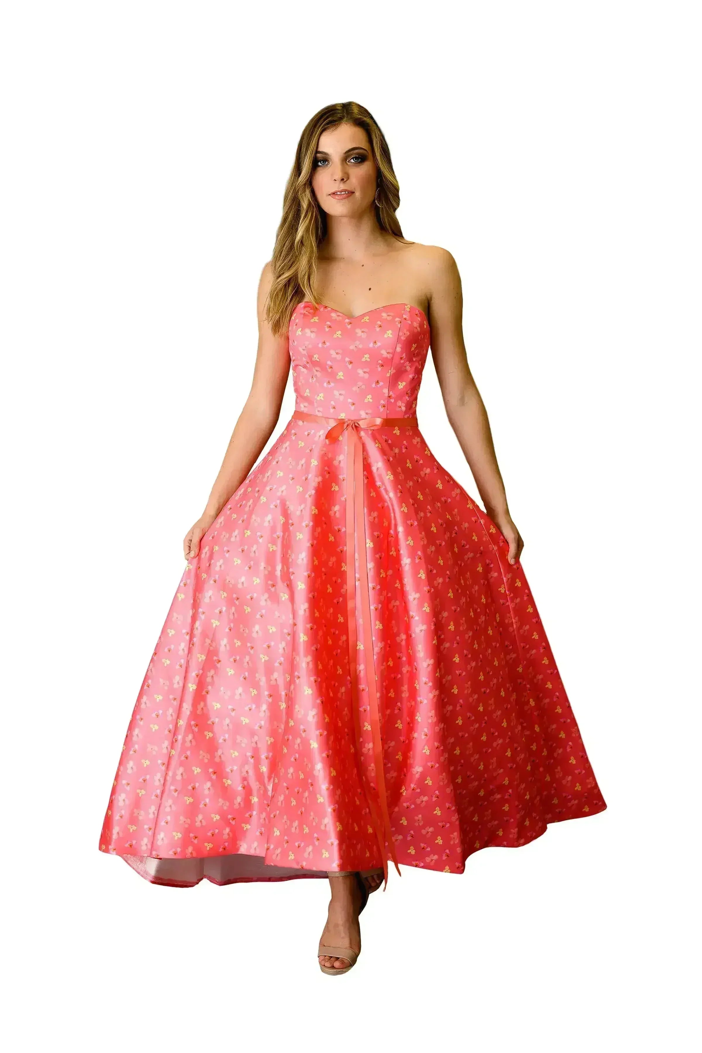 Shoulder-less Formal Train Dress - Femstylo