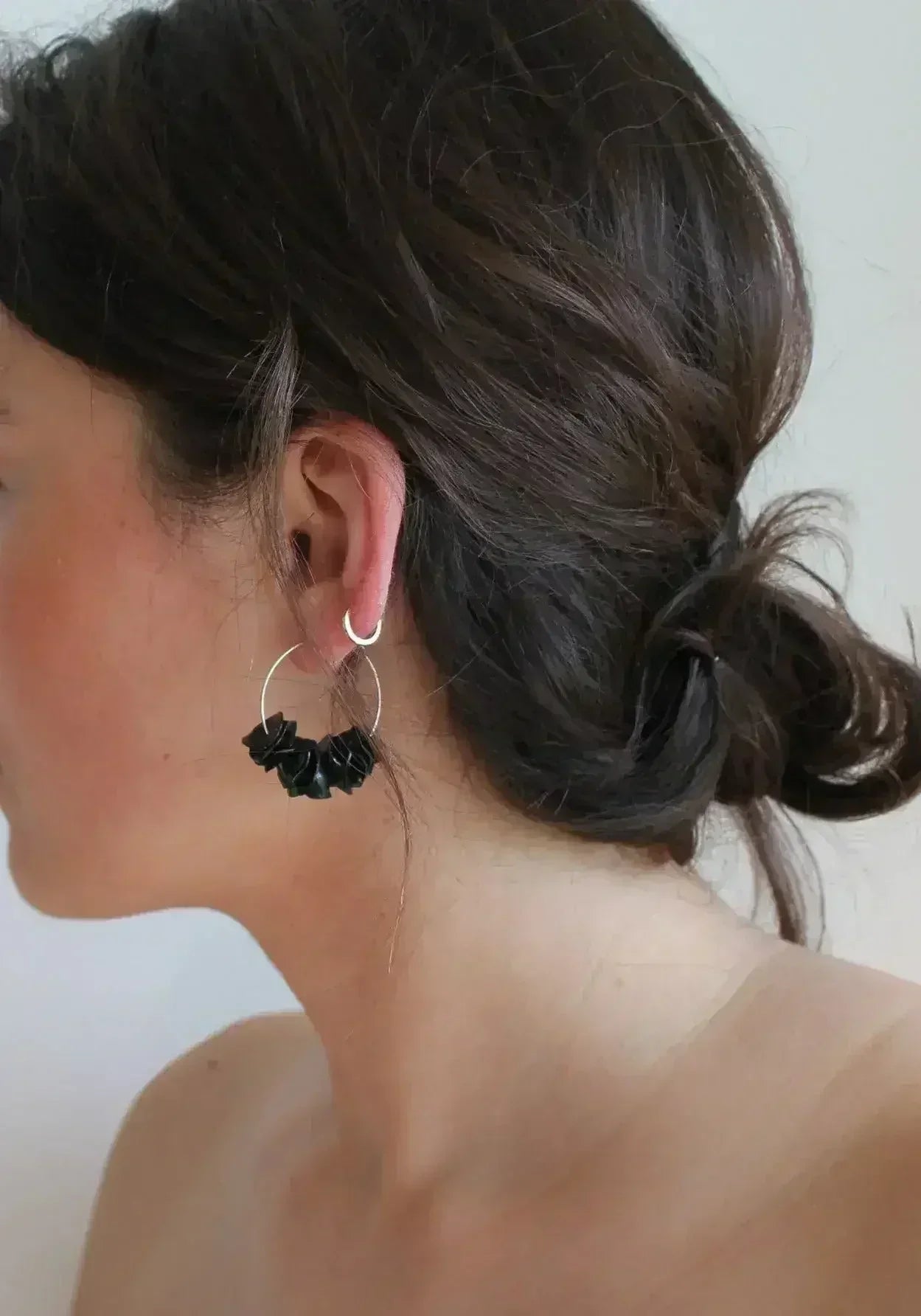 Alice Dark Green Hoops - Femstylo