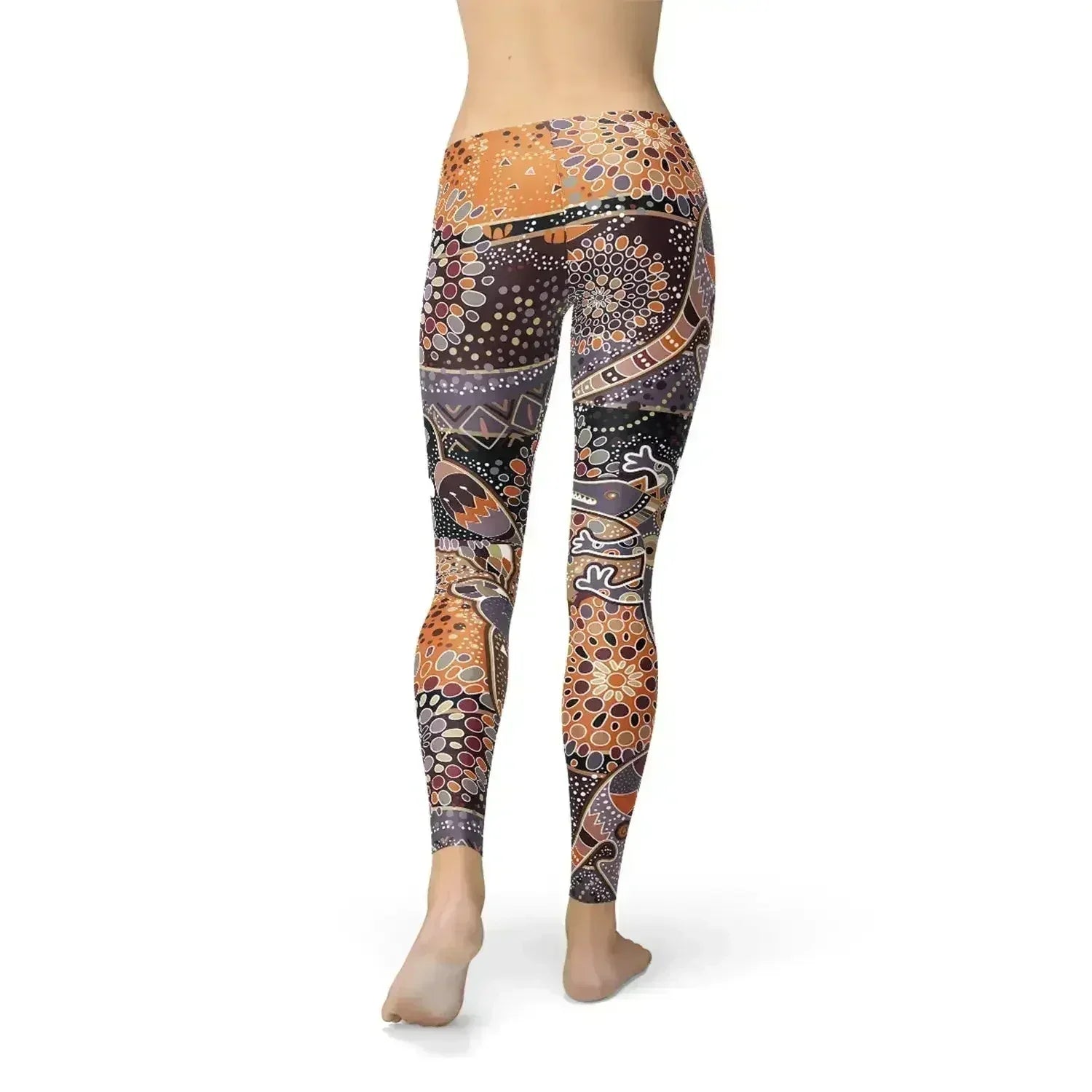 Womens Aboriginal Dreamtime Leggings - Femstylo