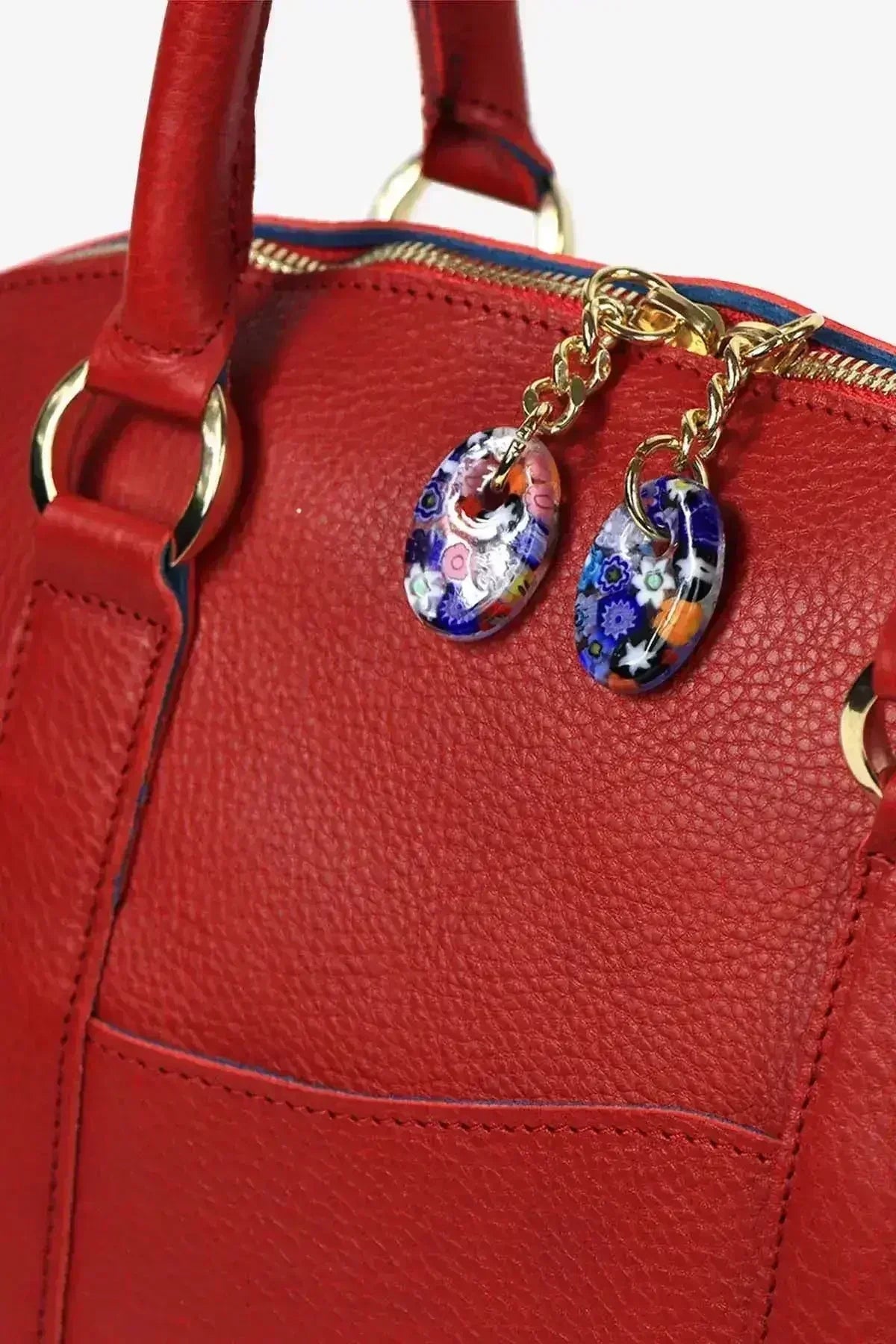 Leather Frescoed Chapel Bag - Femstylo