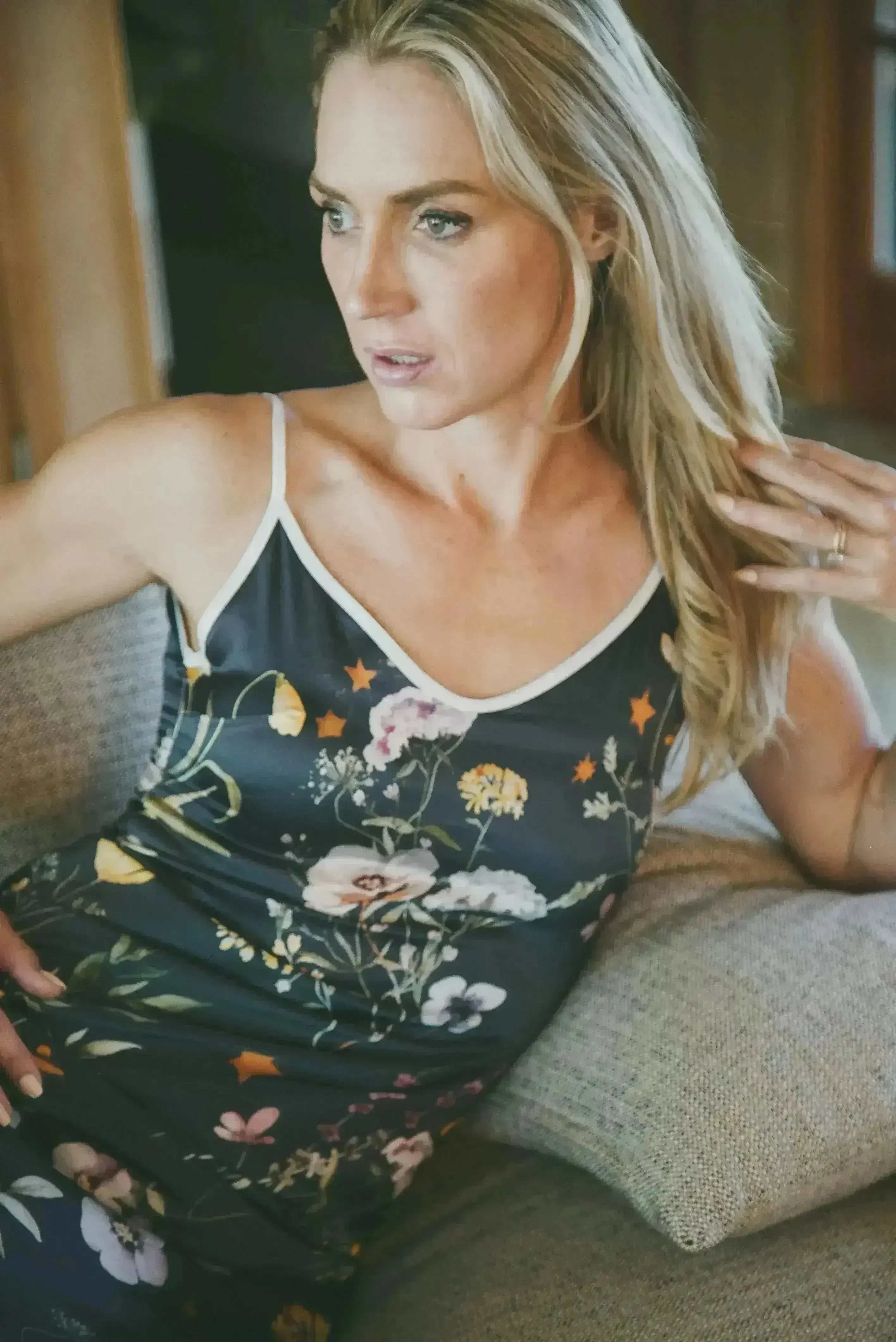 Andromeda Silk Dress in Spring Equinox - Femstylo