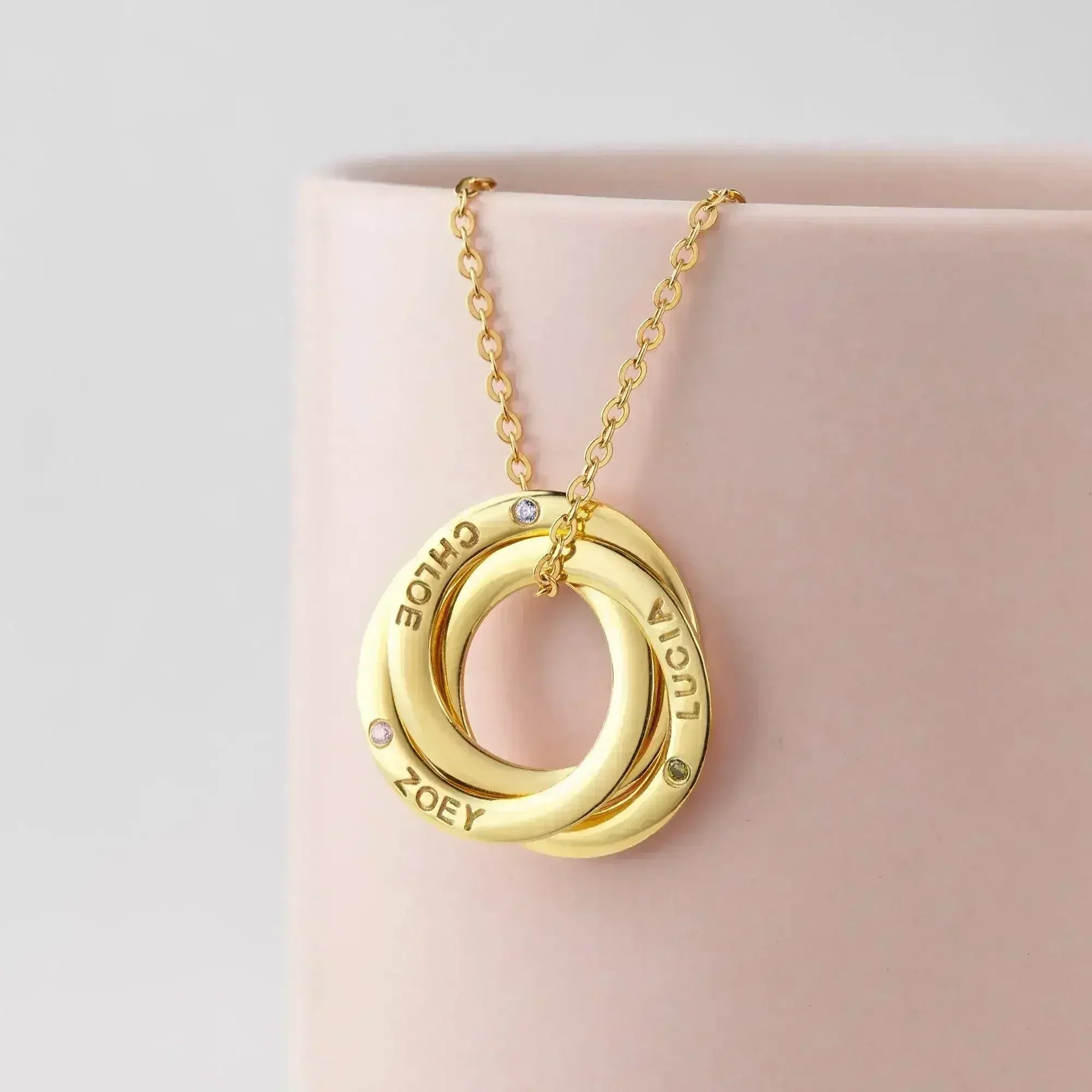 Mother Necklace Birthstone, Custom Mother Necklace, Gift From Daughter - Femstylo