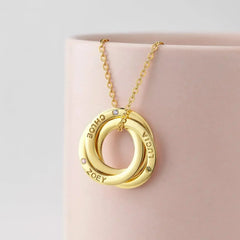 Mother Necklace Birthstone, Custom Mother Necklace, Gift From Daughter - Femstylo