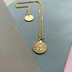 Gold Coin Necklace - Femstylo