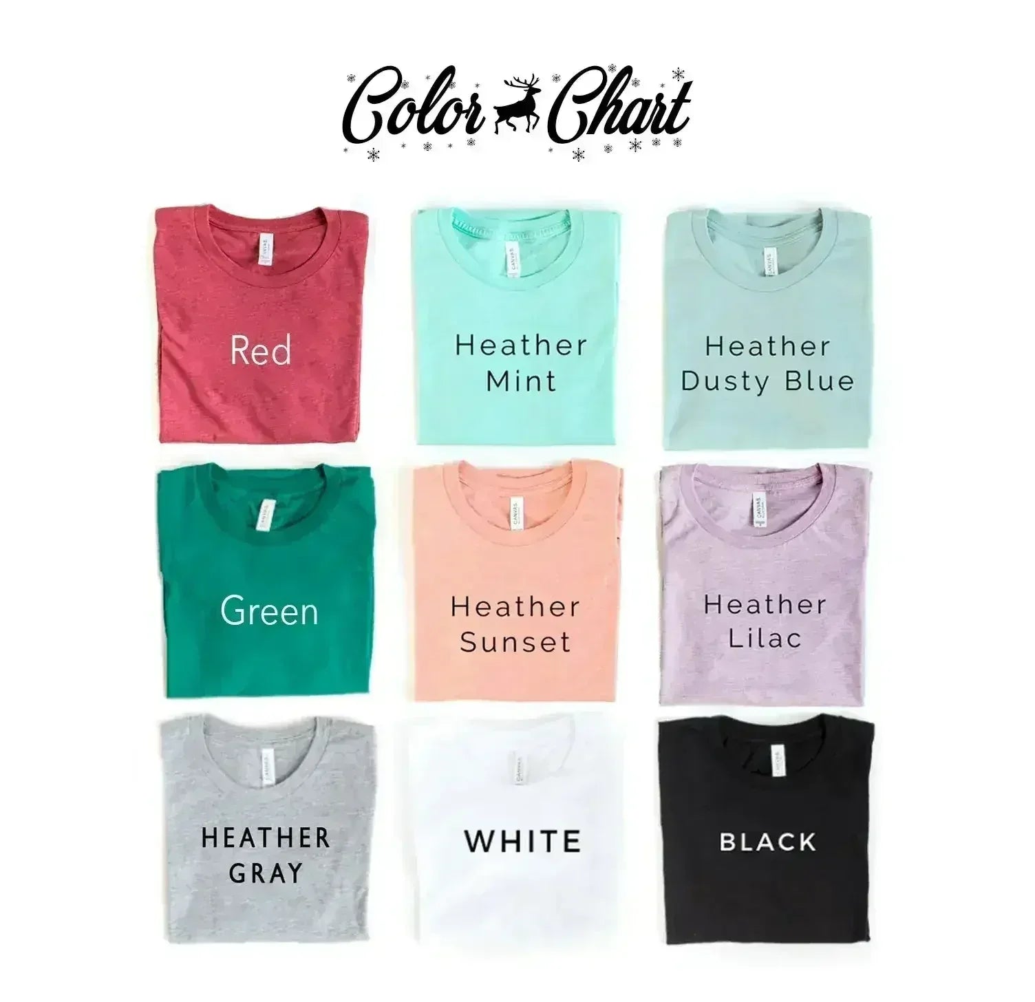 Peace Love Christmas T-shirt - Femstylo