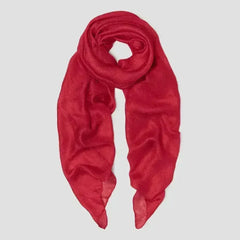 Linen Silk Scarf with Textured Finish - Femstylo