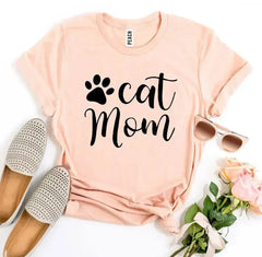 Cat Mom T-shirt - Femstylo