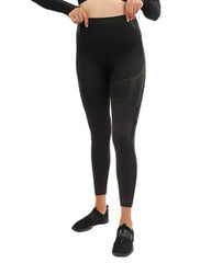 DECATA SEAMLESS LEGGINGS - BLACK & BROWN - Femstylo