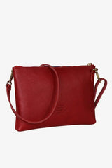 Leather Shiny Bag Red - Femstylo