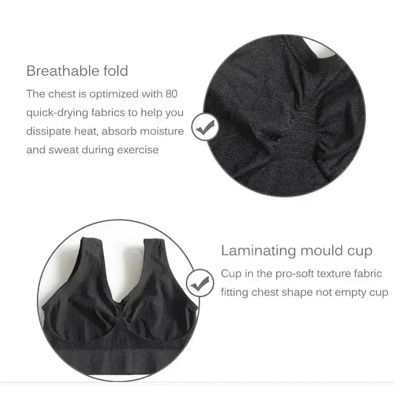 Women Sports Bra Comfortable Bralette Sports Vest - Femstylo
