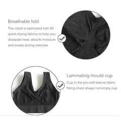 Women Sports Bra Comfortable Bralette Sports Vest - Femstylo
