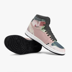 Jacki Easlick Floral Garden High-Top Leather Sneakers - Femstylo