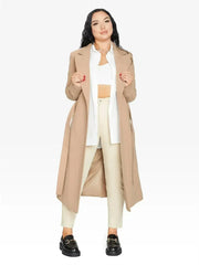 (PRE-ORDER) Belted Longline Duster Coat (2024) - Femstylo