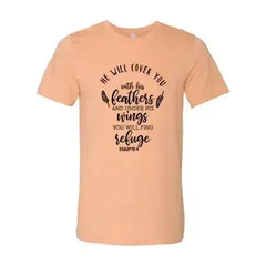 DT0120 He Will Cover You With His Wings Shirt - Femstylo