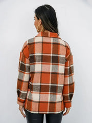 Pumpkin Spice Button-Down Jacket - Femstylo