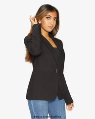 Black Casual Blazer - Femstylo