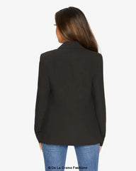 Black Casual Blazer - Femstylo