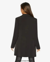 De La Creme Womens Collared Formal Longline Blazer - Femstylo