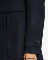 Slim Fit Shawl Hooded Coat (1325) - Femstylo