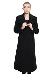 De La Creme - Womens Large Lapel Long Coat - Femstylo