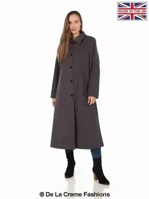 Faux Wool Longline Hooded Winter Coat - Femstylo